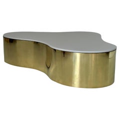 Custom Size Karl Springer Free Form Coffee Table