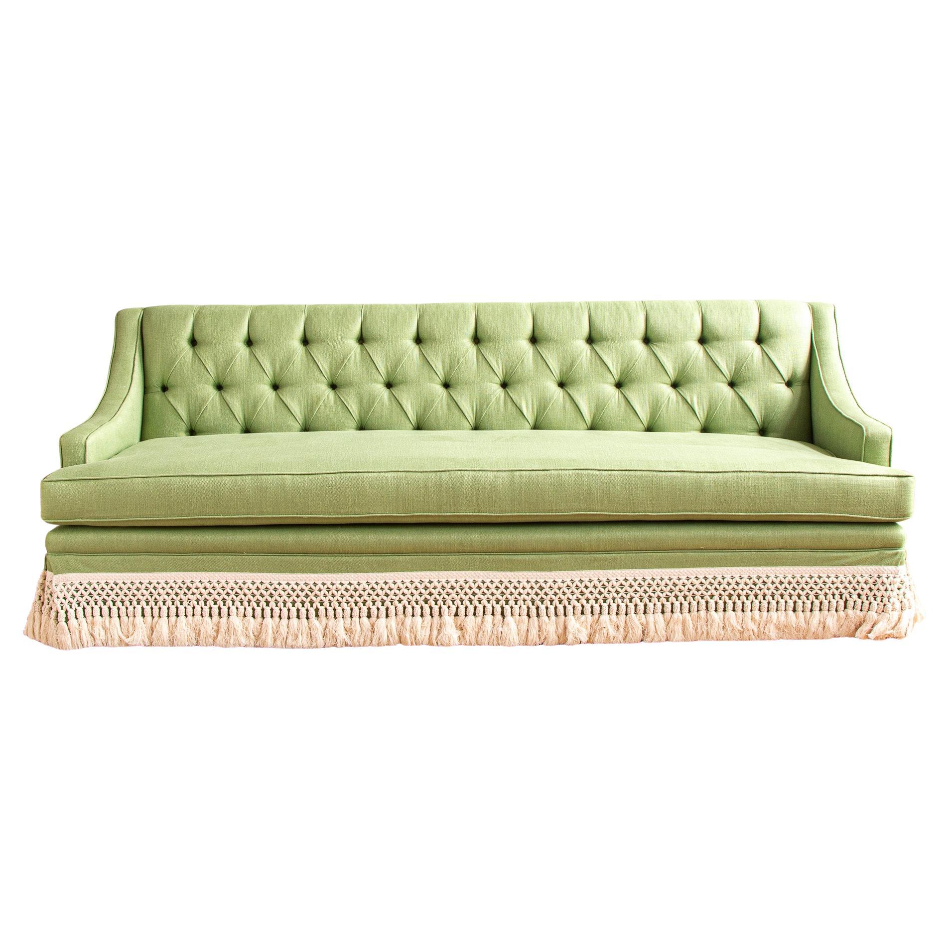 Custom Sized & Upholstered Hand Made Sofa by La Maison London