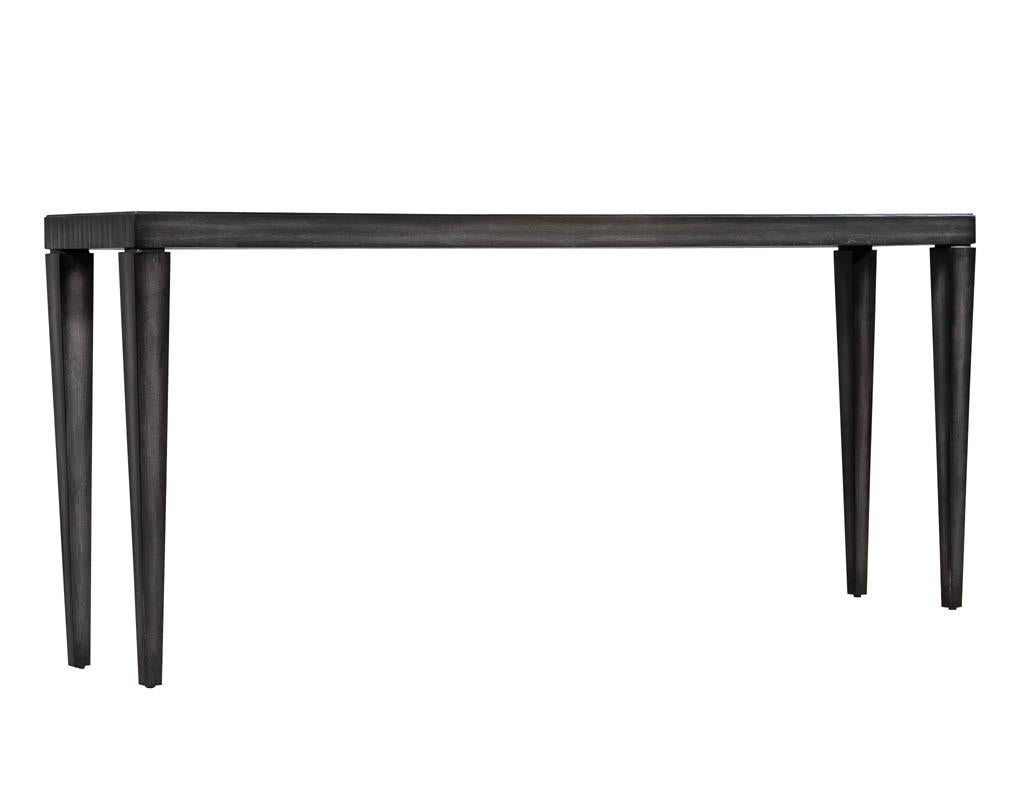 Wood Custom Sleek Modern Console Table by Carrocel