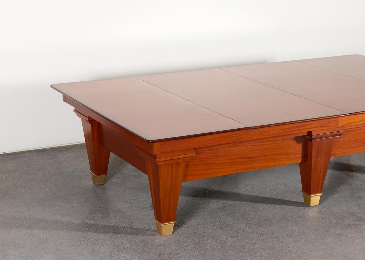 Laiton Collection French French Billards Table de salle à manger de la collection de Thierry Despont en vente