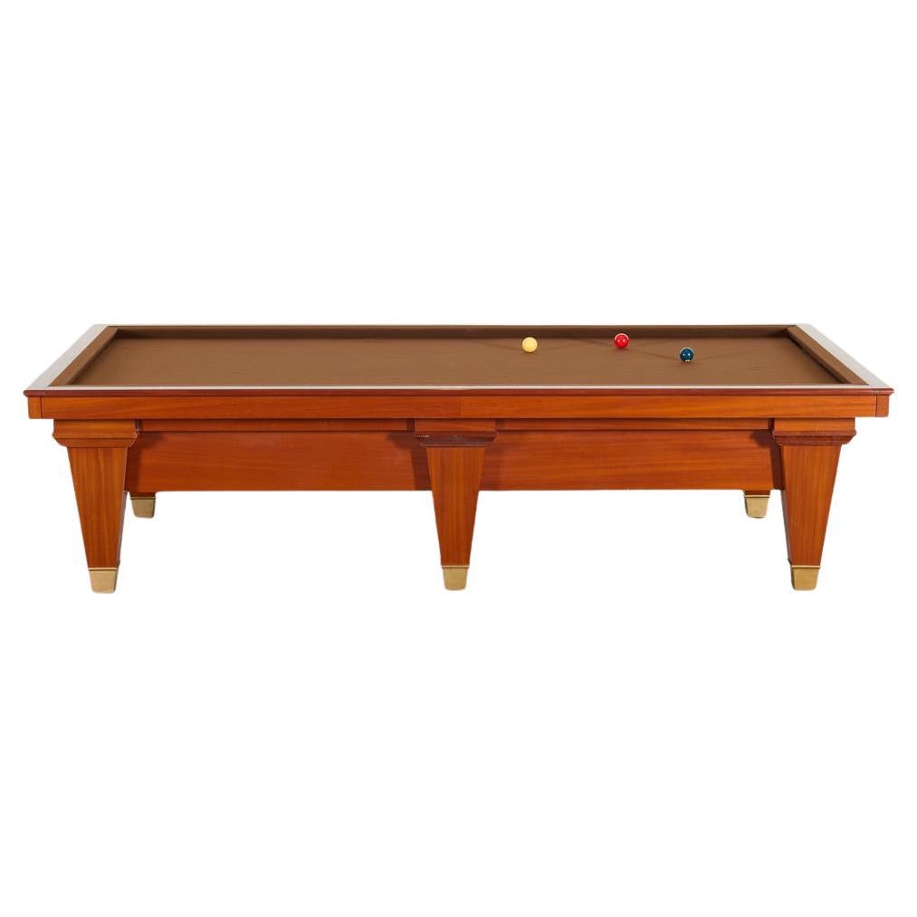 Sloan French Carom Billards Dining Table from the collection of Thierry Despont