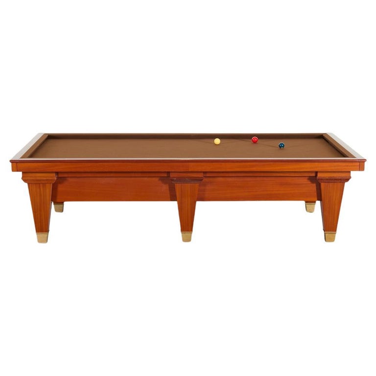 Blatt Billiards custom French Carom billiards table with dining top, 1996