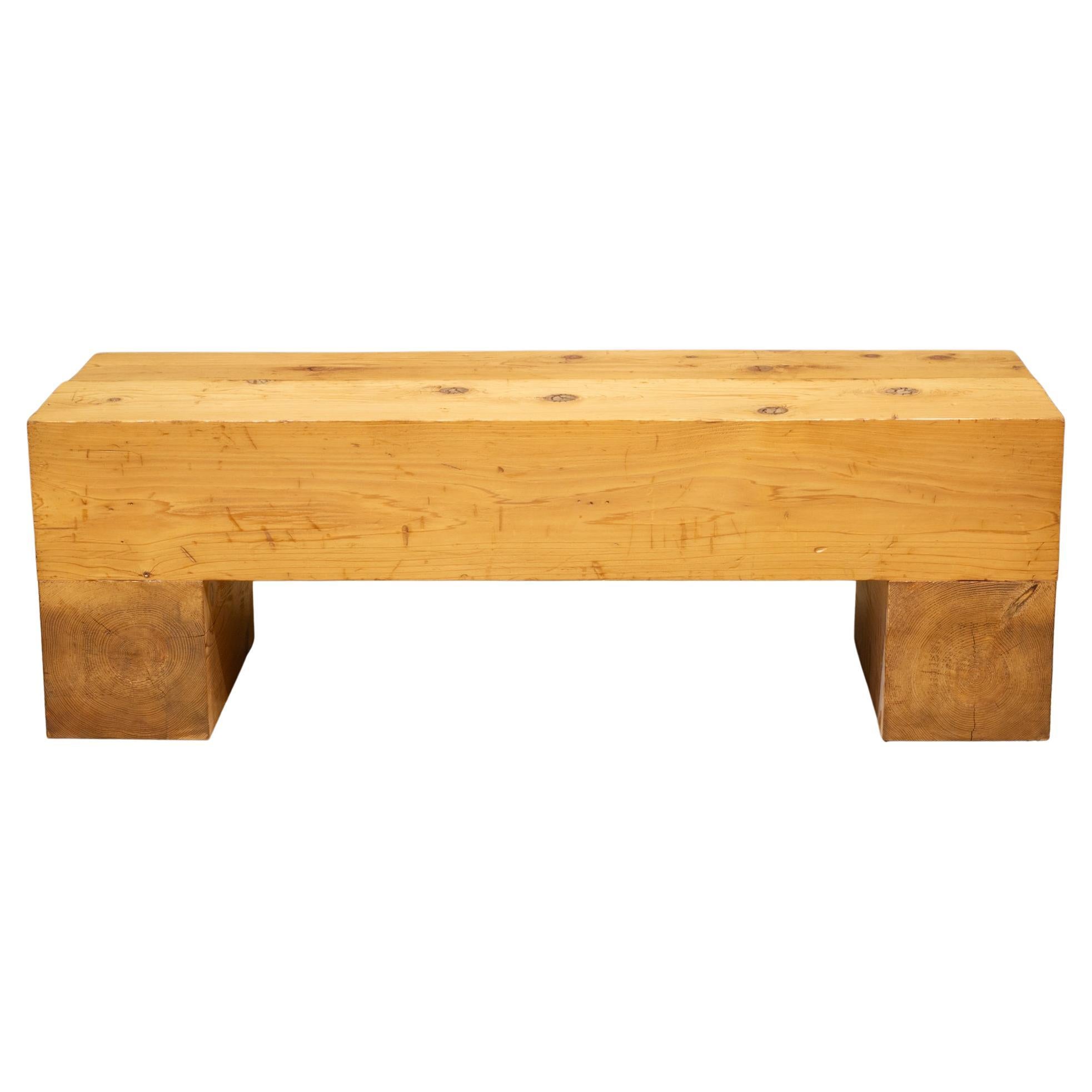 Custom Solid Wood Bench