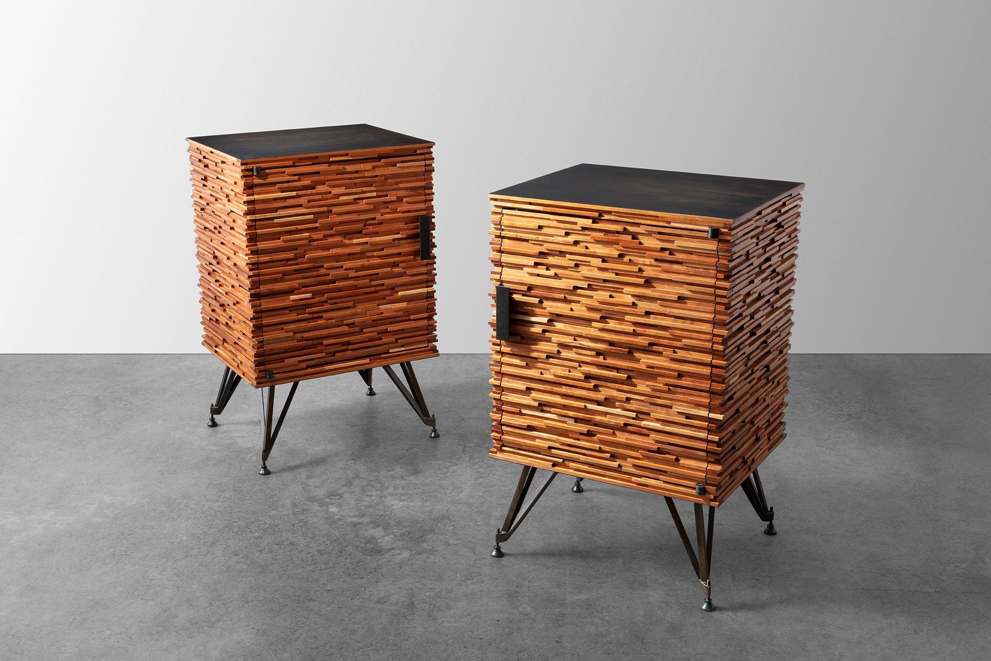 Customizable STACKED Nightstand Side Table Cabinet Cupboard, by Richard Haining 1