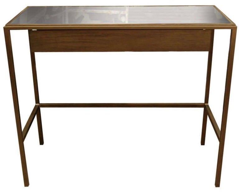 Custom Stainless Steel Vanity Stool or Bench For Sale at 1stDibs