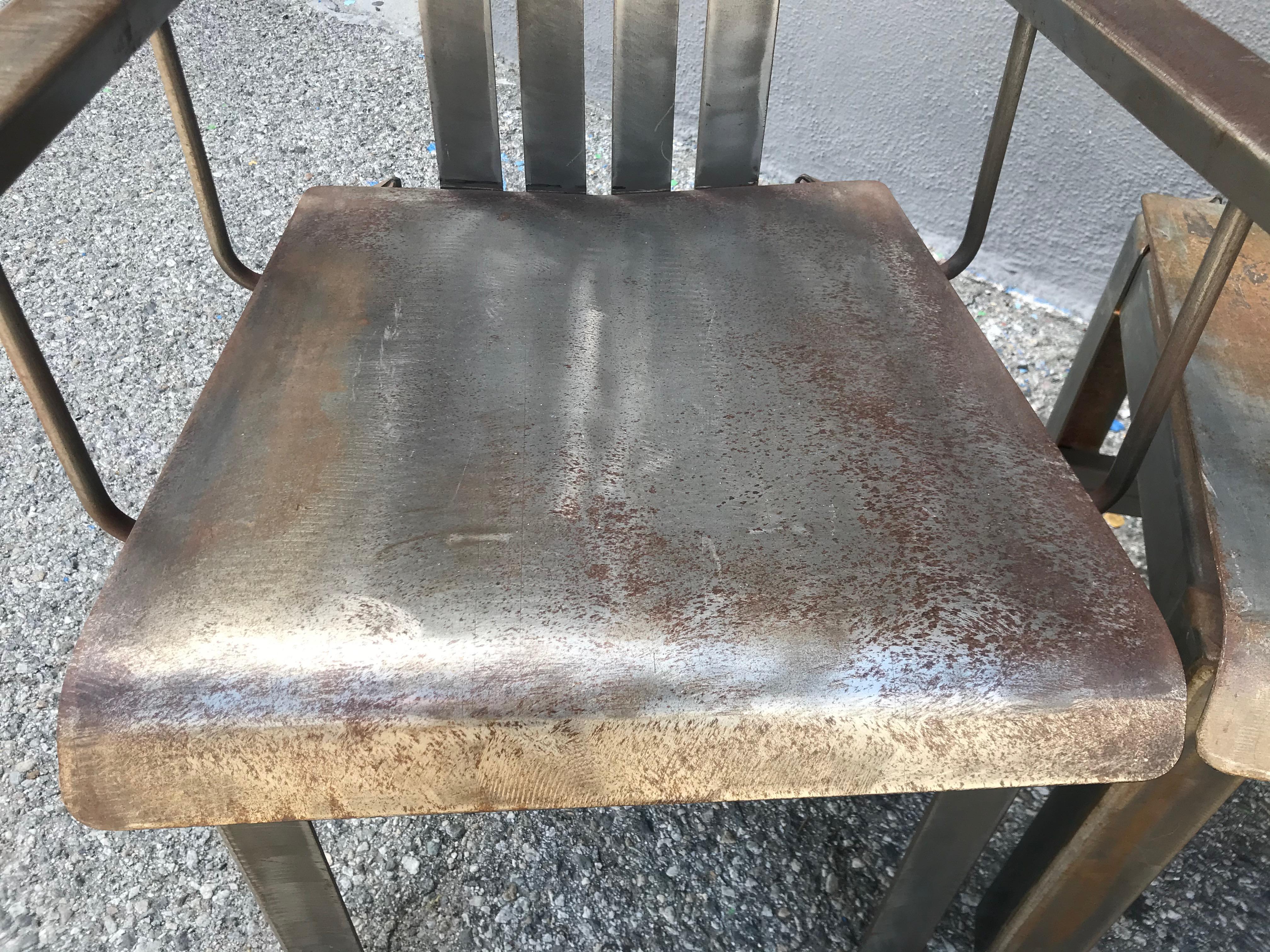 Modern Custom Studio Design Steel Dining Chairs