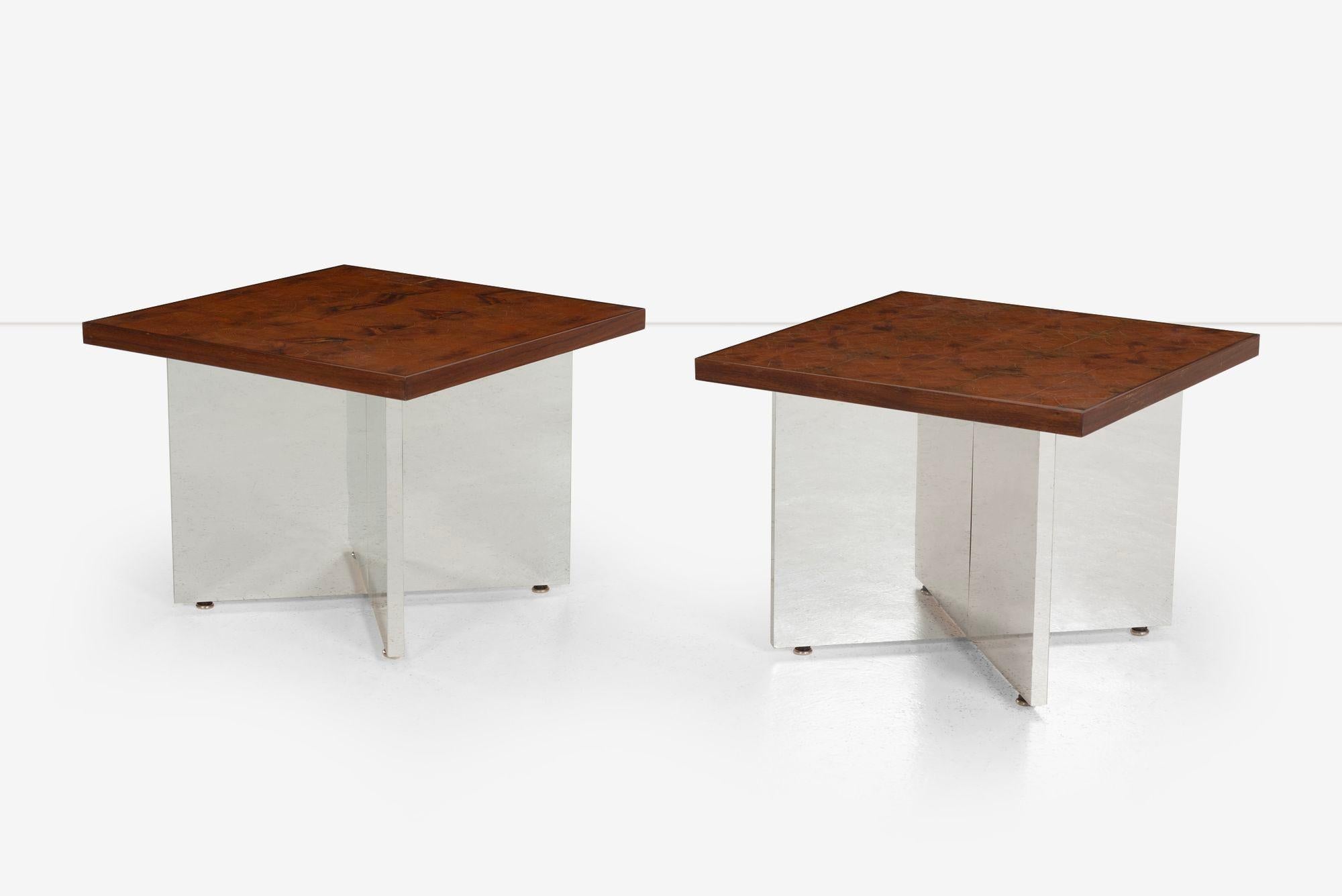 Custom Studio End Tables by Roberto Sorrondeguy In Good Condition For Sale In Chicago, IL