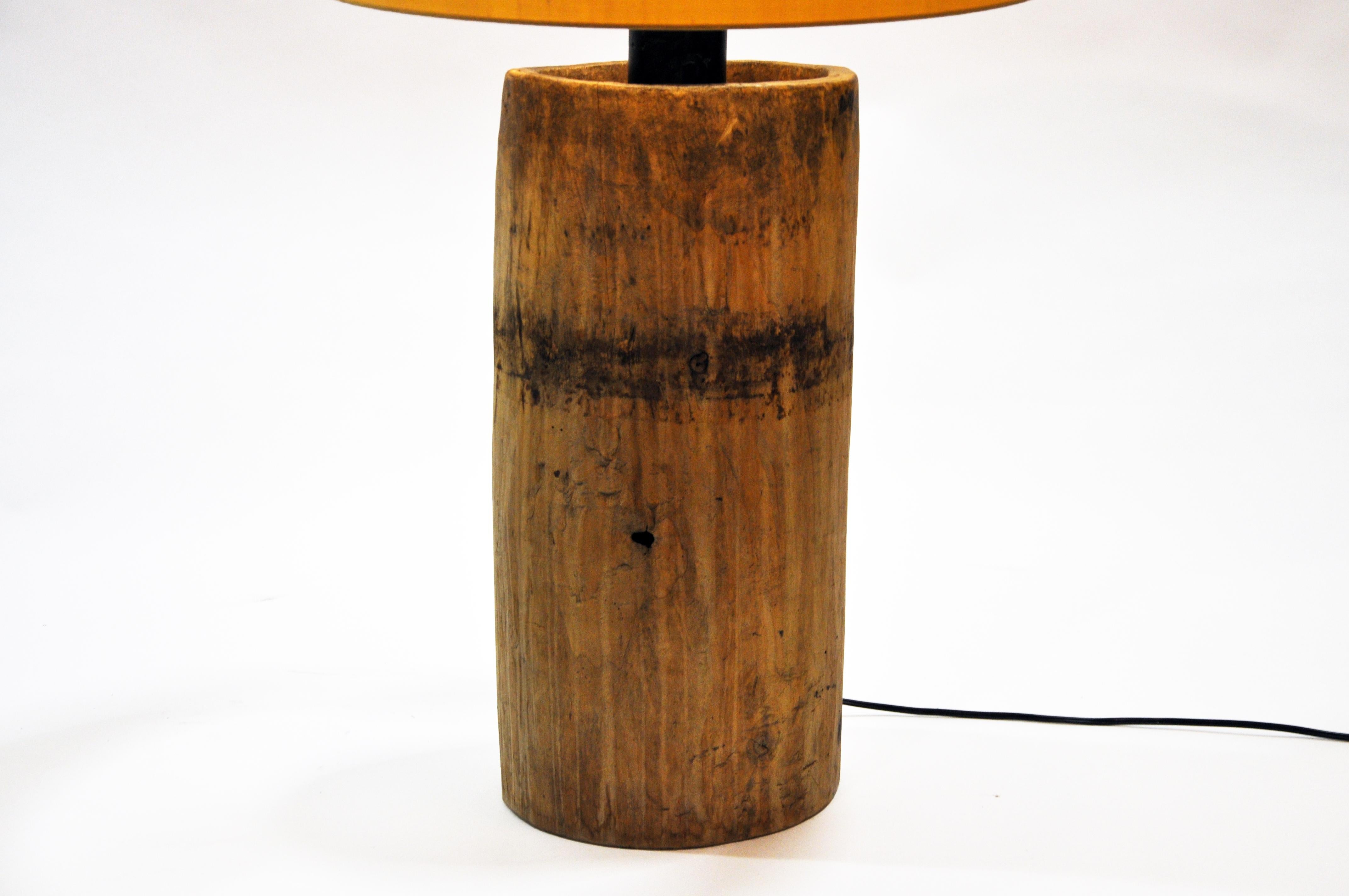 Custom Table Lamp Made from Reclaimed Wood 4