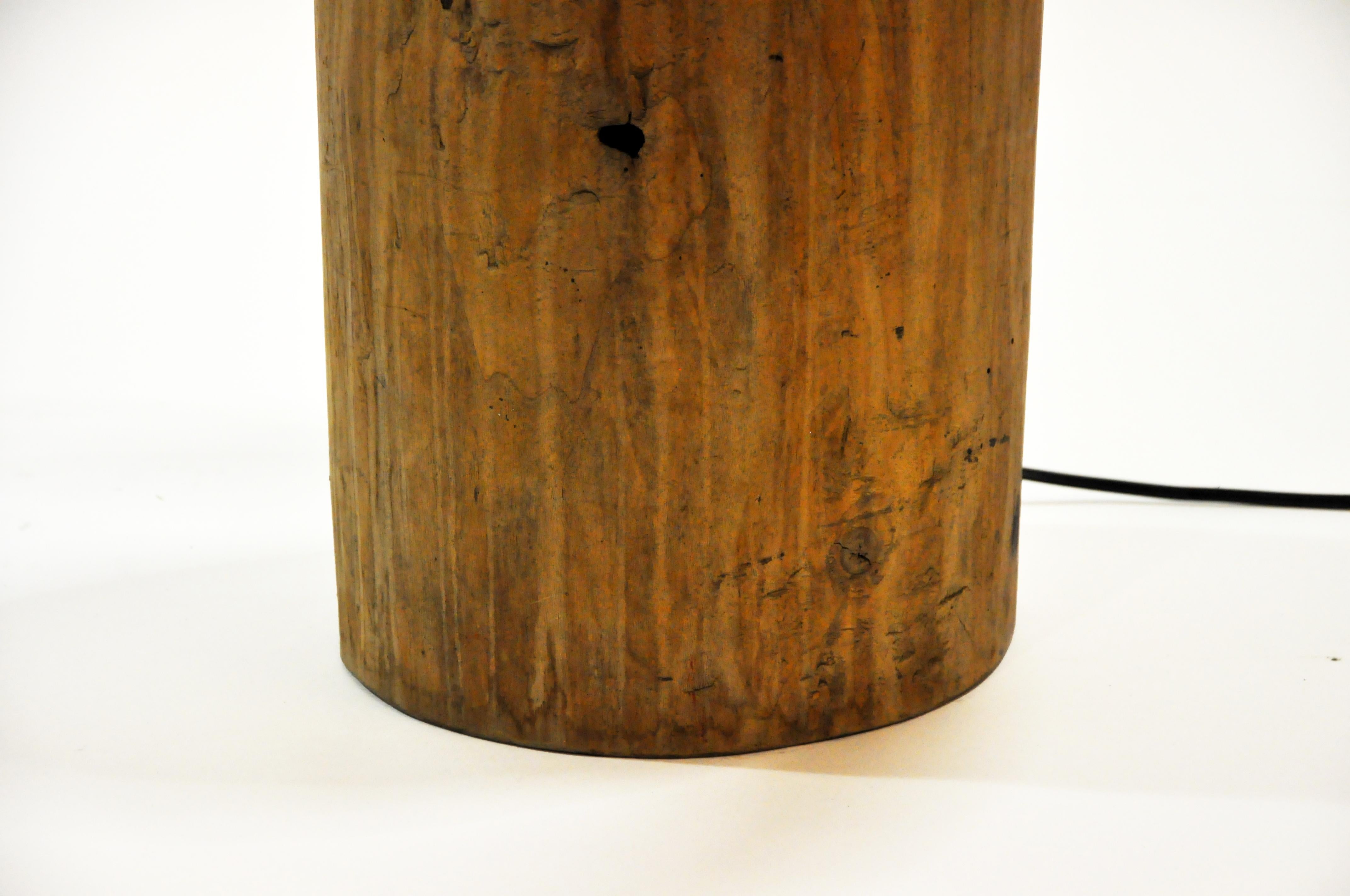 Custom Table Lamp Made from Reclaimed Wood 6