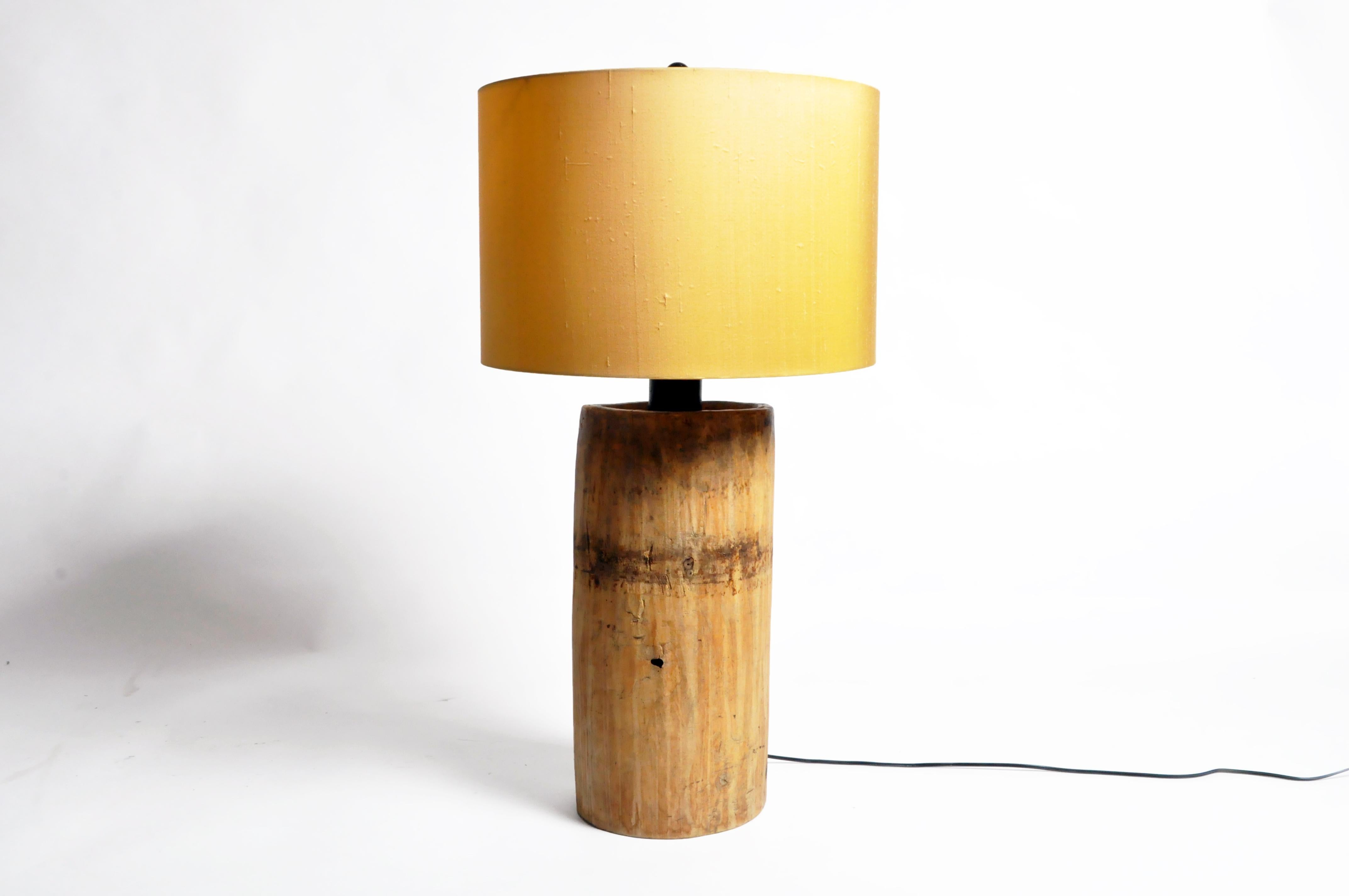 Custom Table Lamp Made from Reclaimed Wood 8