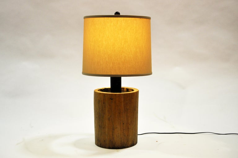 Custom Table Lamp Made from Reclaimed Wood For Sale at 1stDibs custom
