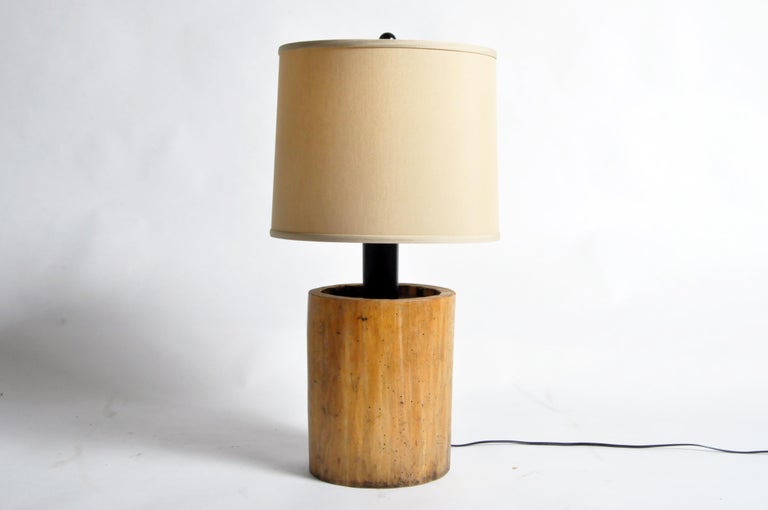 Custom Table Lamp Made from Reclaimed Wood For Sale at 1stDibs custom