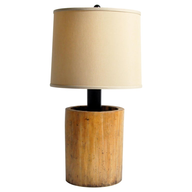 Custom Table Lamp Made from Reclaimed Wood For Sale at 1stDibs custom