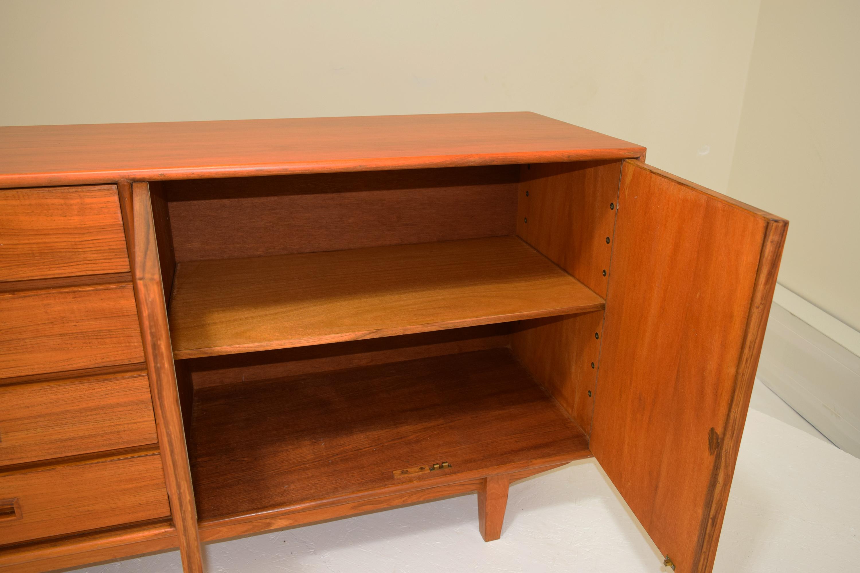 Scandinavian Modern Custom Teak Sideboard