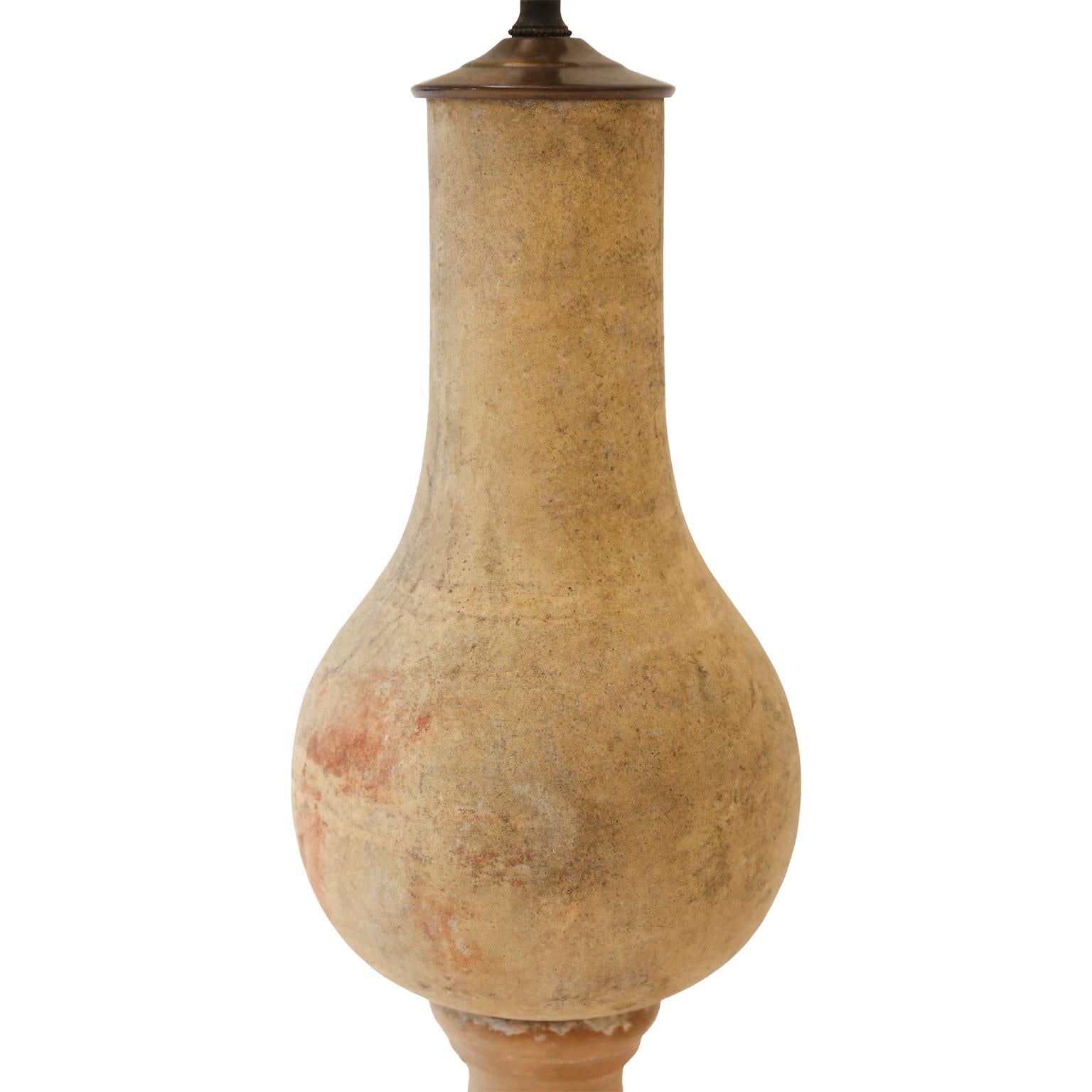 Hand-Crafted Custom Terracotta Lamp