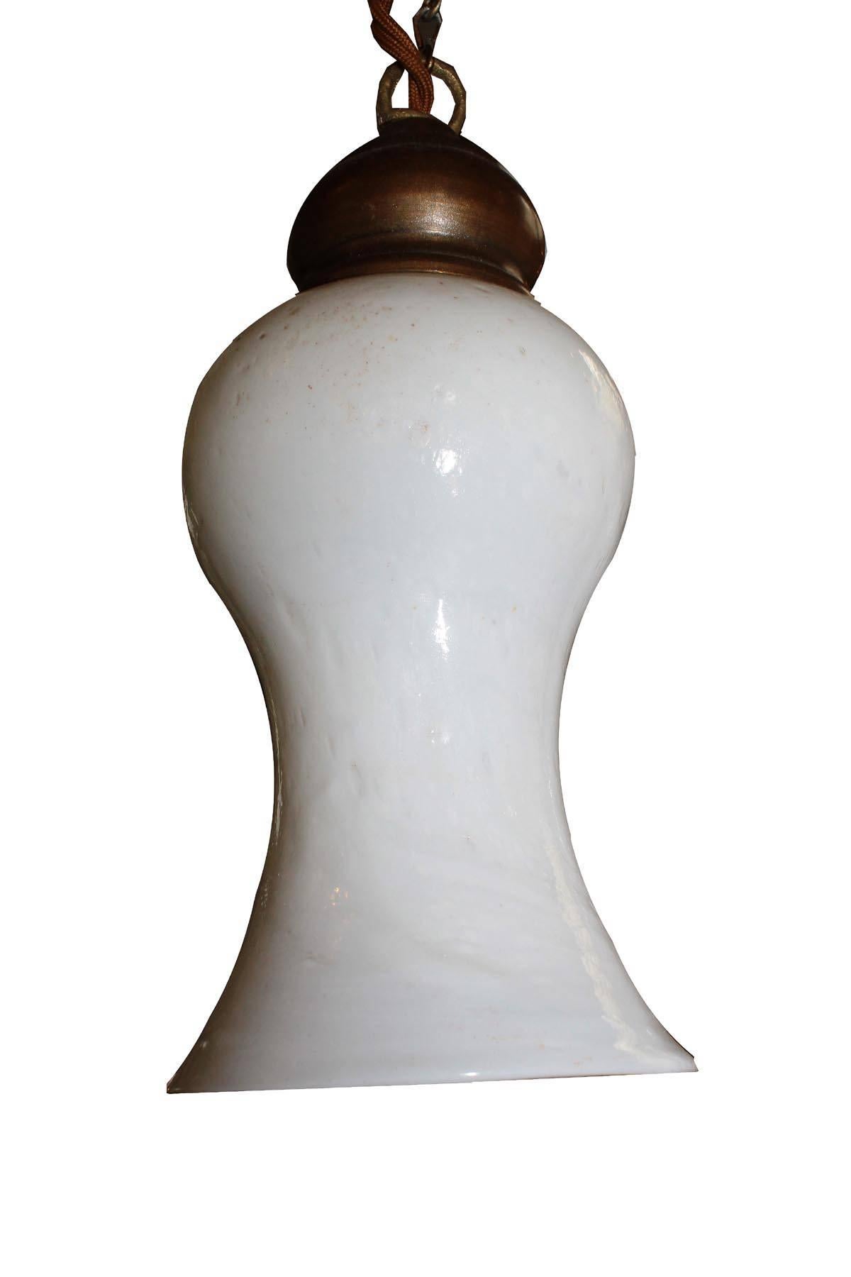 Custom Three-Tier Egyptian Teardrop Chandelier In Excellent Condition For Sale In Sag Harbor, NY