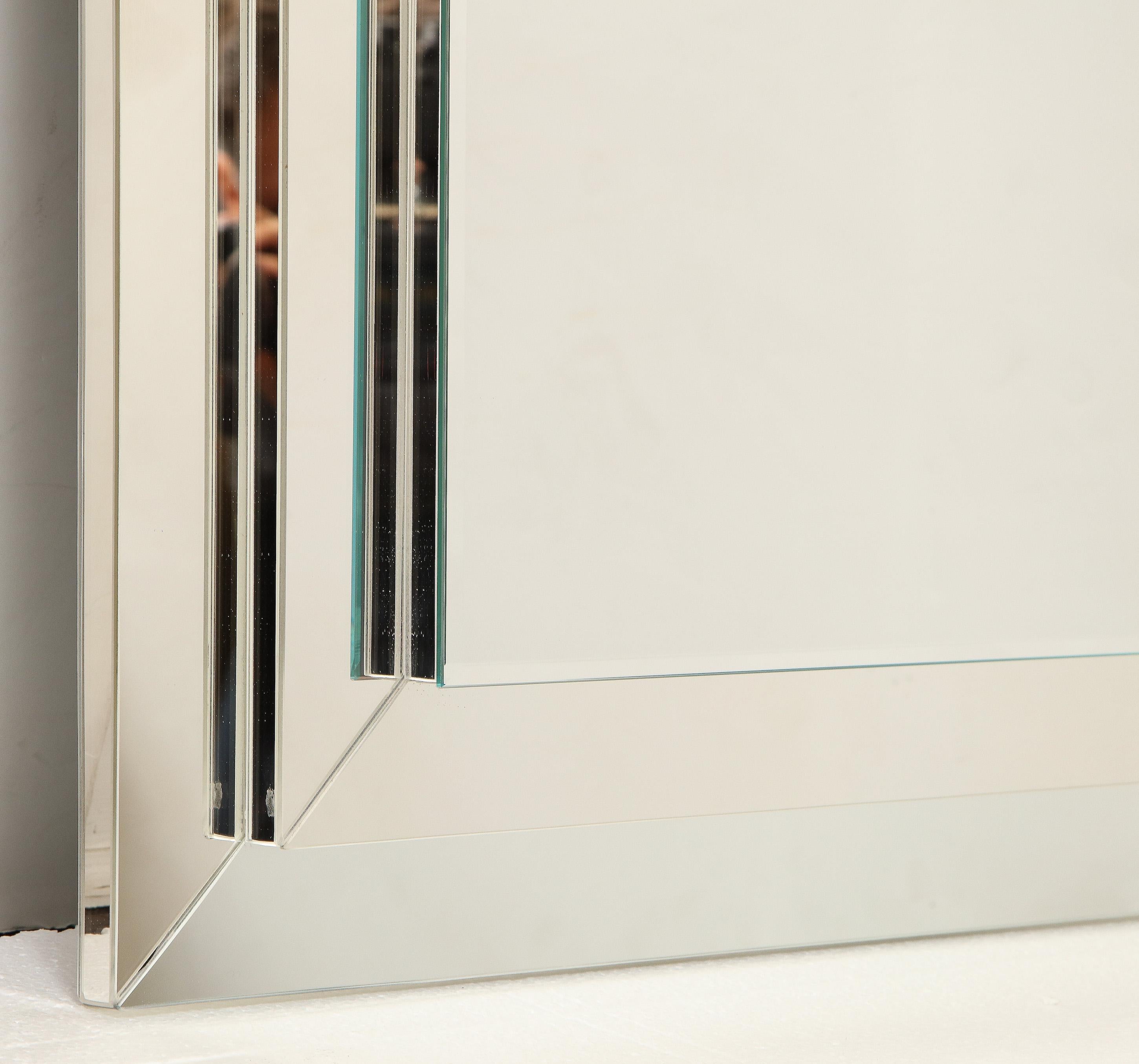 North American Custom Rectangle Stacked Mirror
