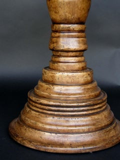 Custom Tiny Beehive Pedestal Side Table by Dos Gallos Studio