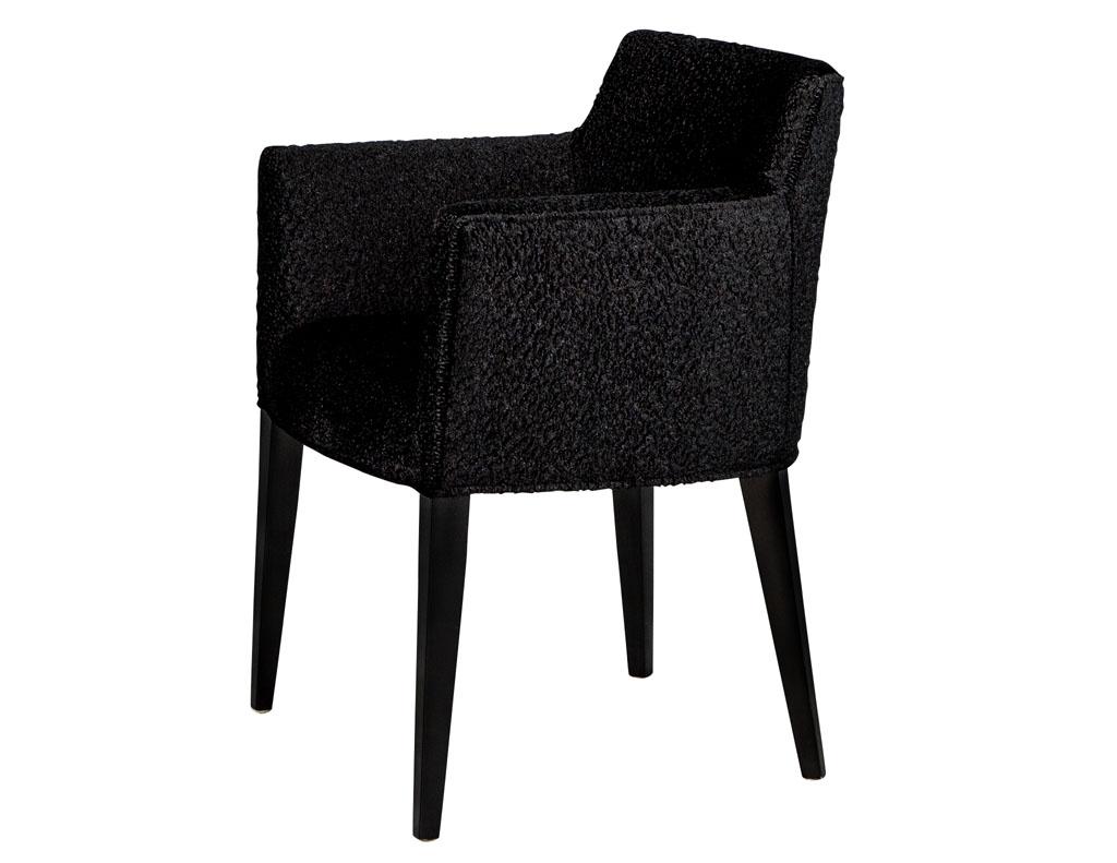 Canadian Custom Tonio Modern Dining Chairs For Sale
