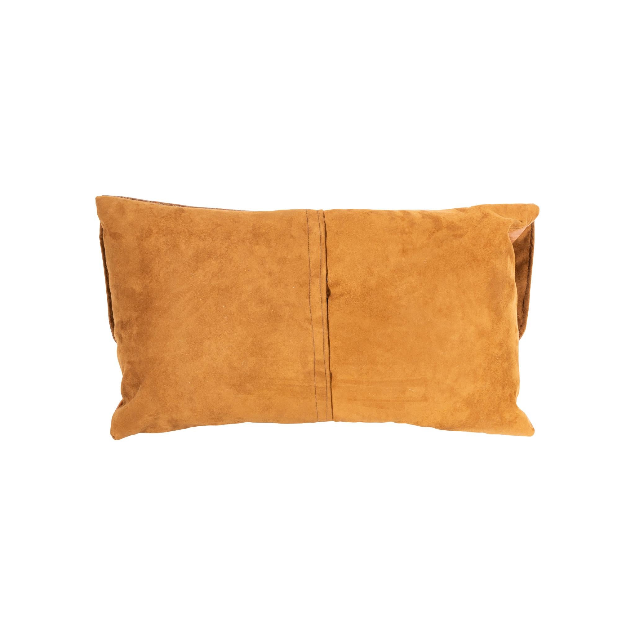 custom leather pillows