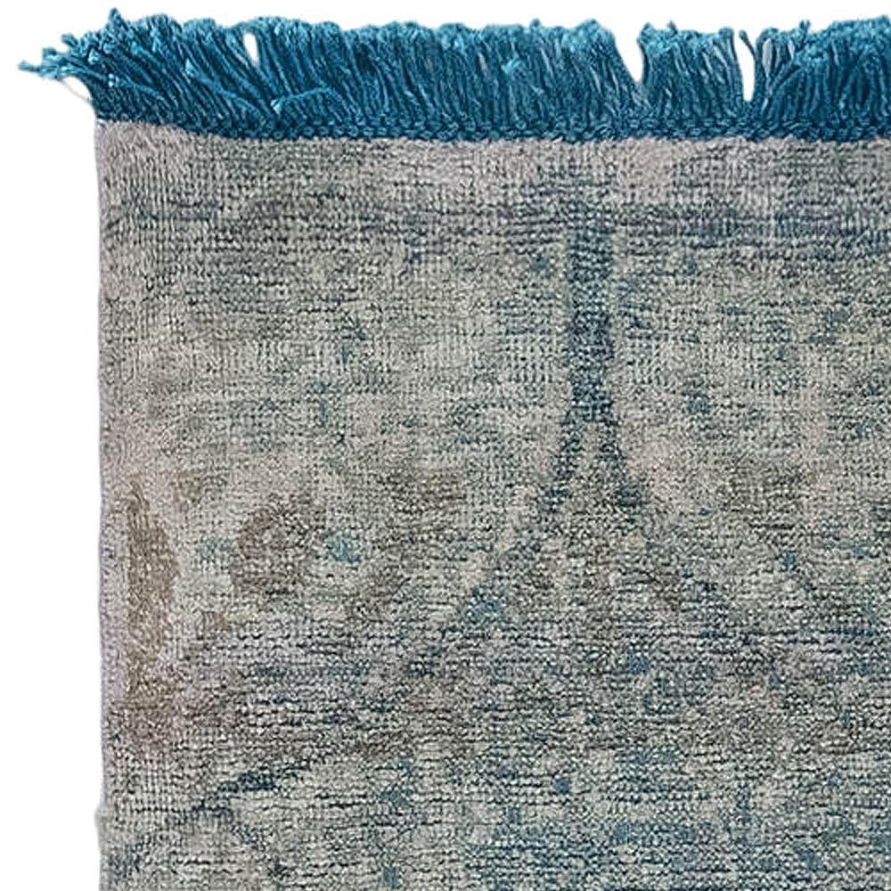 Tapis traditionnel noué à la main en soie et en laine de Doris Leslie Blau Neuf - En vente à New York, NY