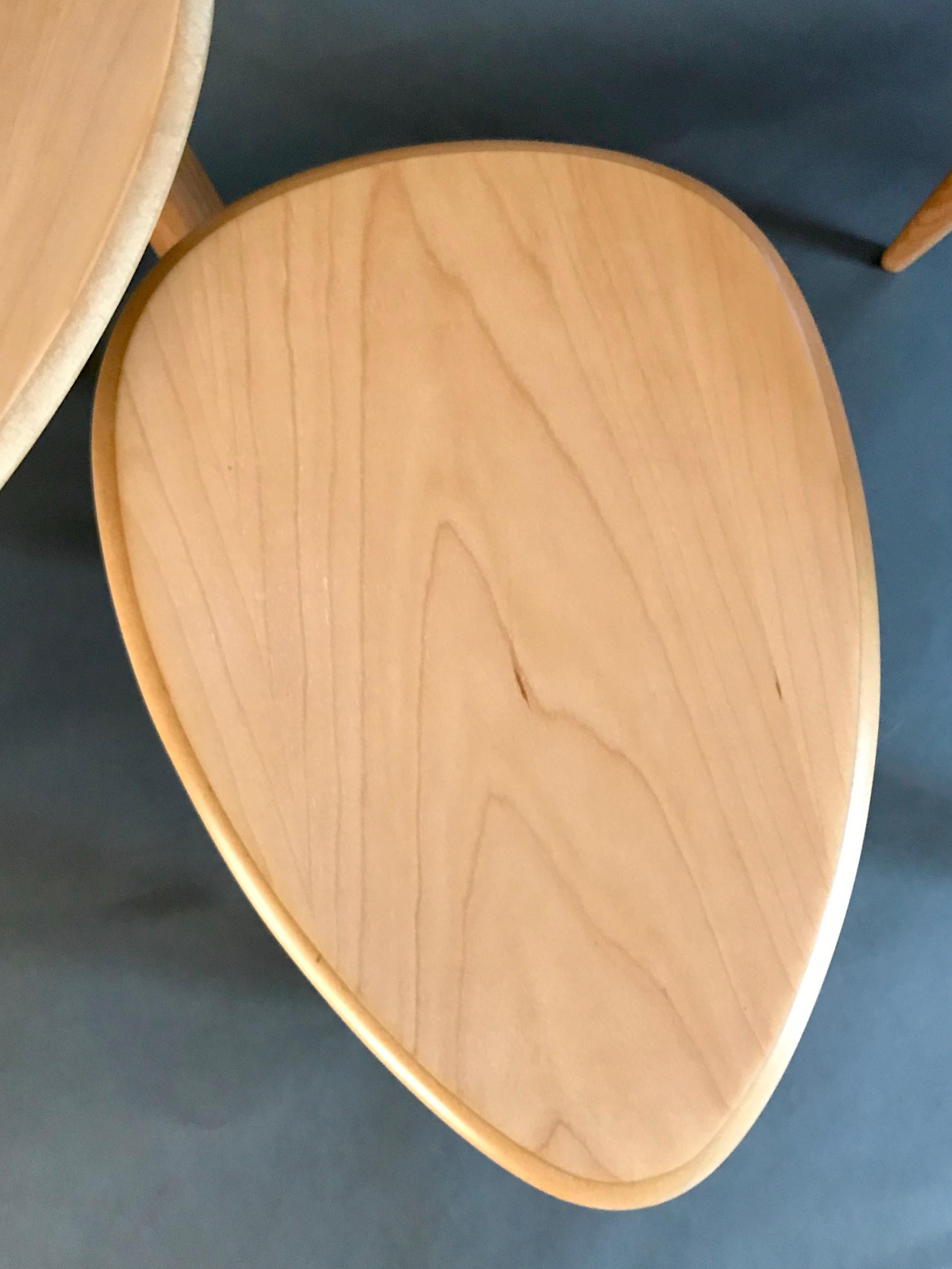 Custom Tripod Oval Nesting Tables 5