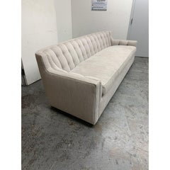 Custom Tufted Shell Slope Arm Sofa