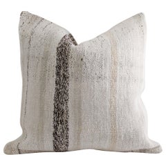 Vintage Custom Turkish Hemp Stripe Pillow