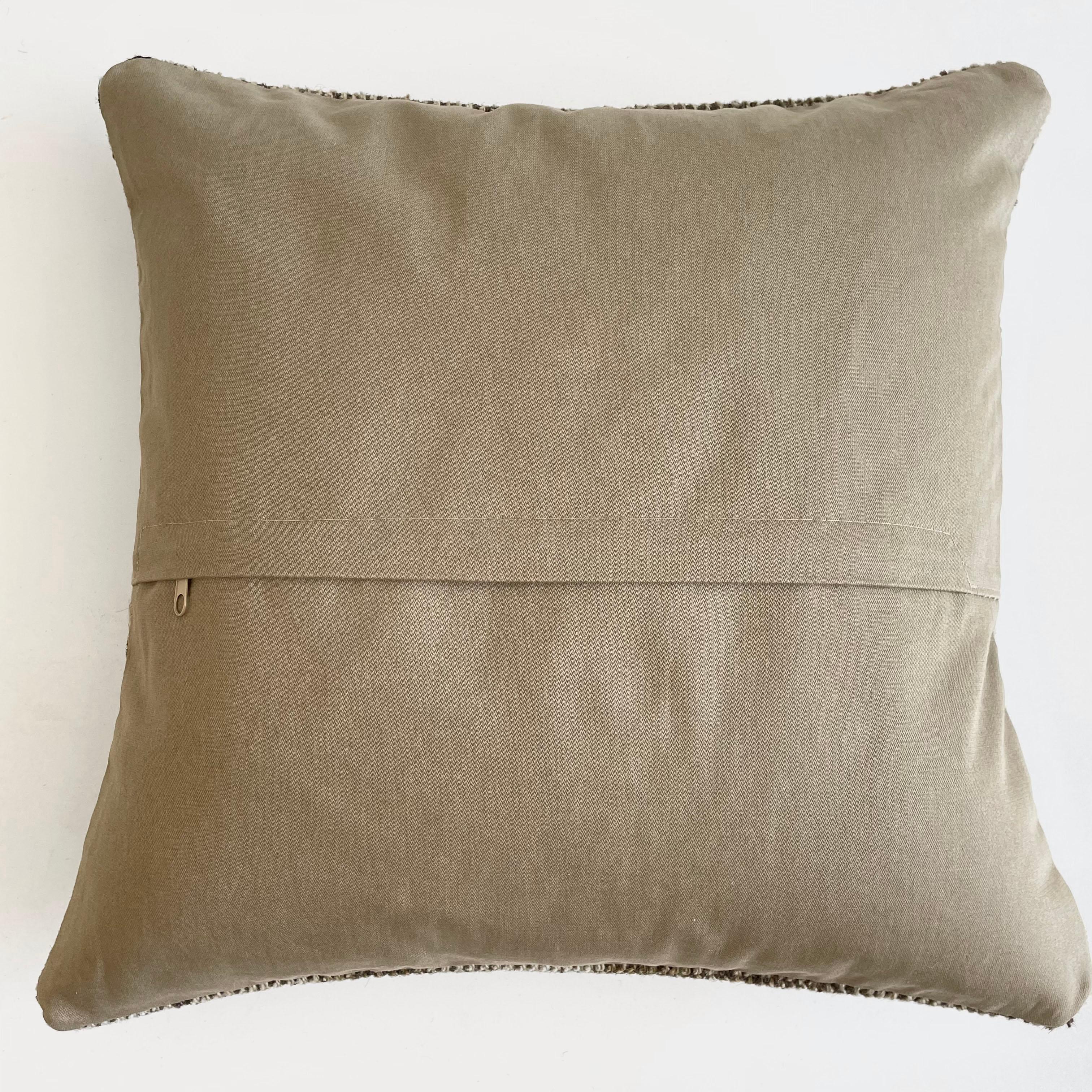 Custom Turkish Kilim Rug Wool Pillow with Insert 3