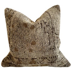 Custom Turkish Kilim Rug Wool Pillow with Insert