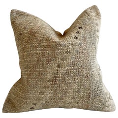 Custom Turkish Kilim Rug Wool Pillow with Insert 