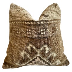 Custom Turkish Kilim Rug Wool Pillow with Insert