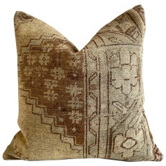 Custom Turkish Kilim Rug Wool Pillow with Insert