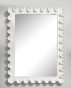 Custom Undulating Plaster Mirror