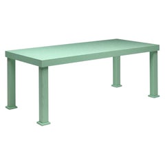 Custom Universal Living Dining Table in Open-Pore Lacquered Ash by Aldo Cibic
