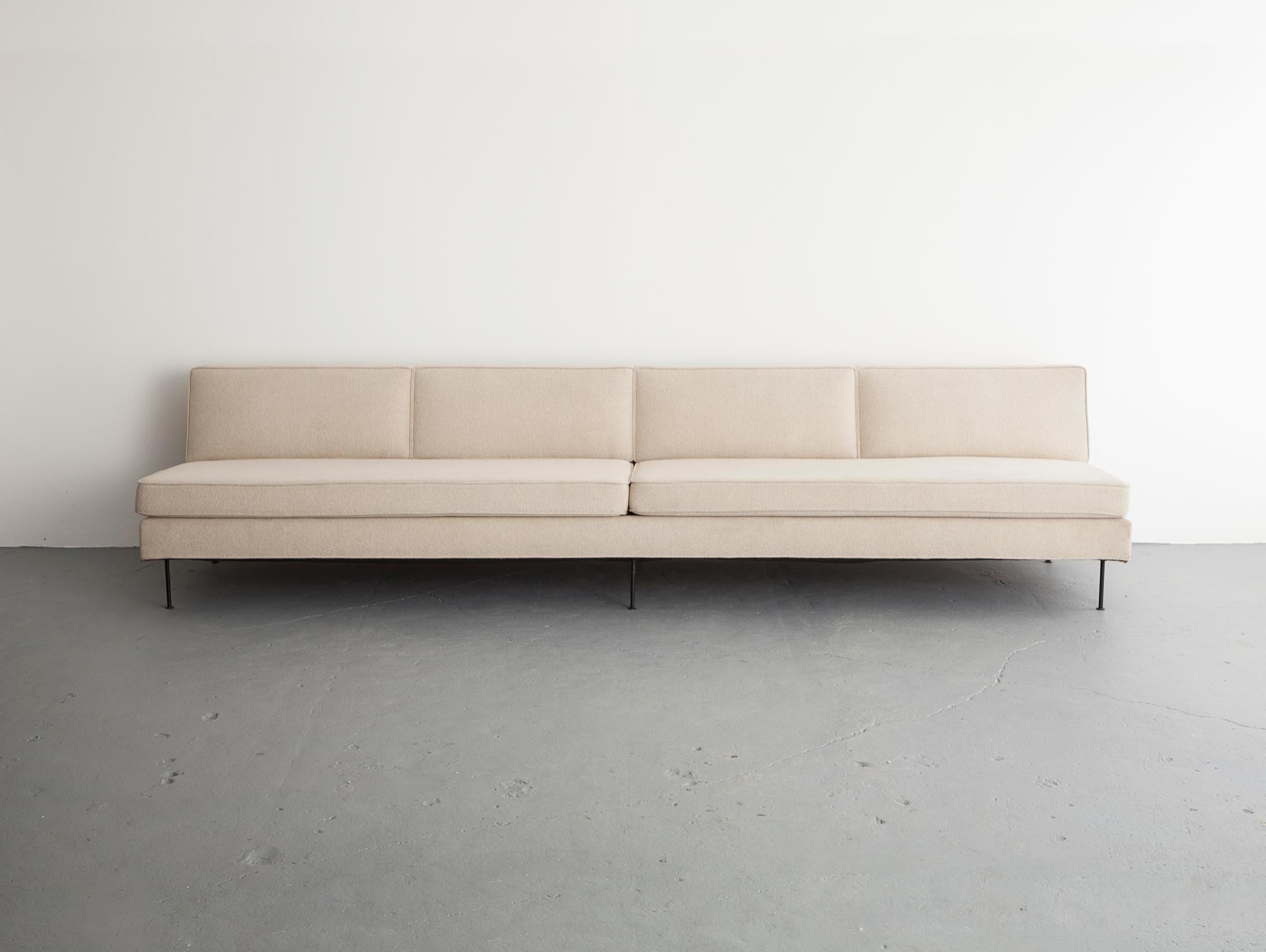 American Custom Upholstered Four-Seat Sofa by Greta Magnusson Grossman