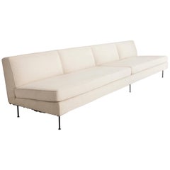 Custom Upholstered Four-Seat Sofa by Greta Magnusson Grossman