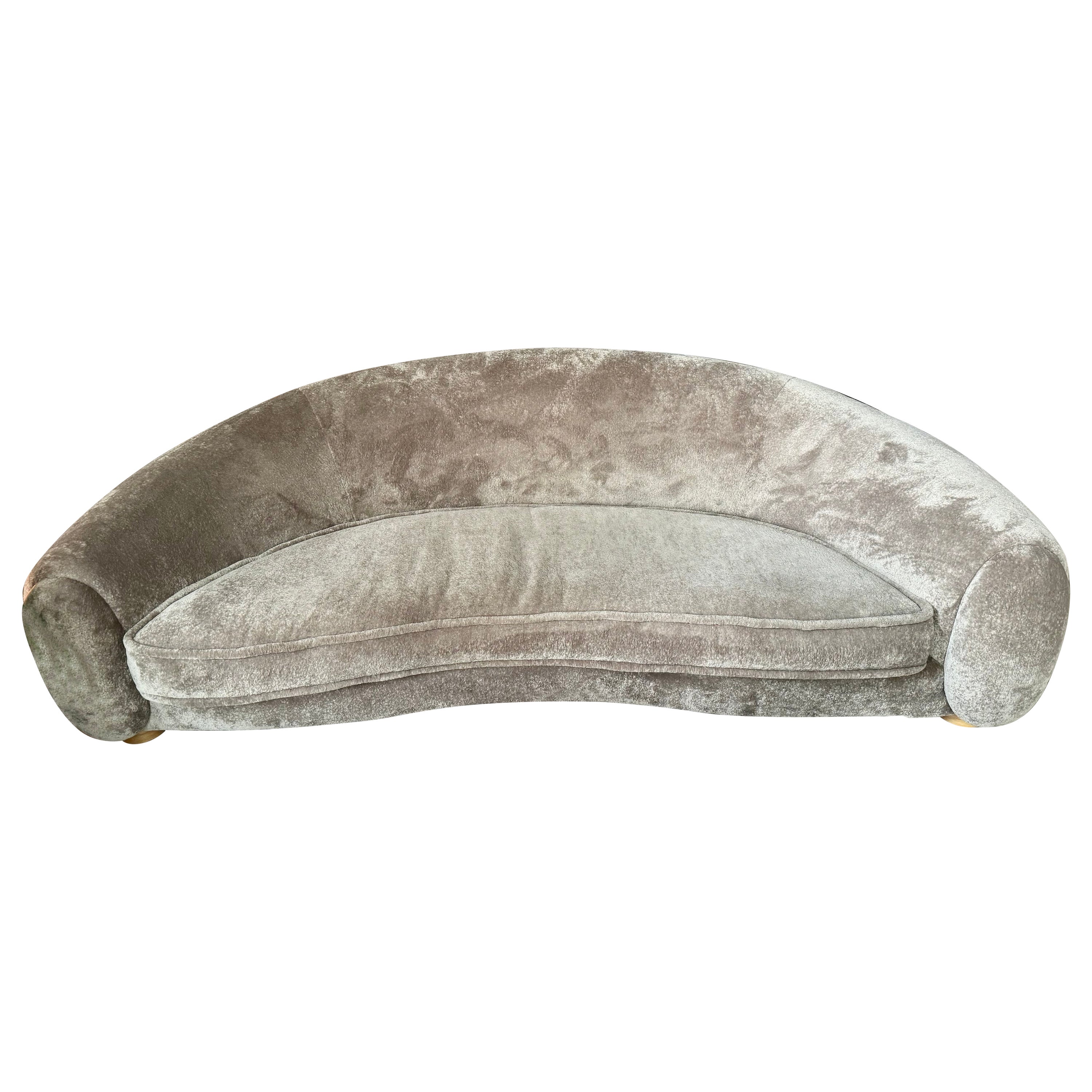 Custom Upholstered French 1940s Sofa