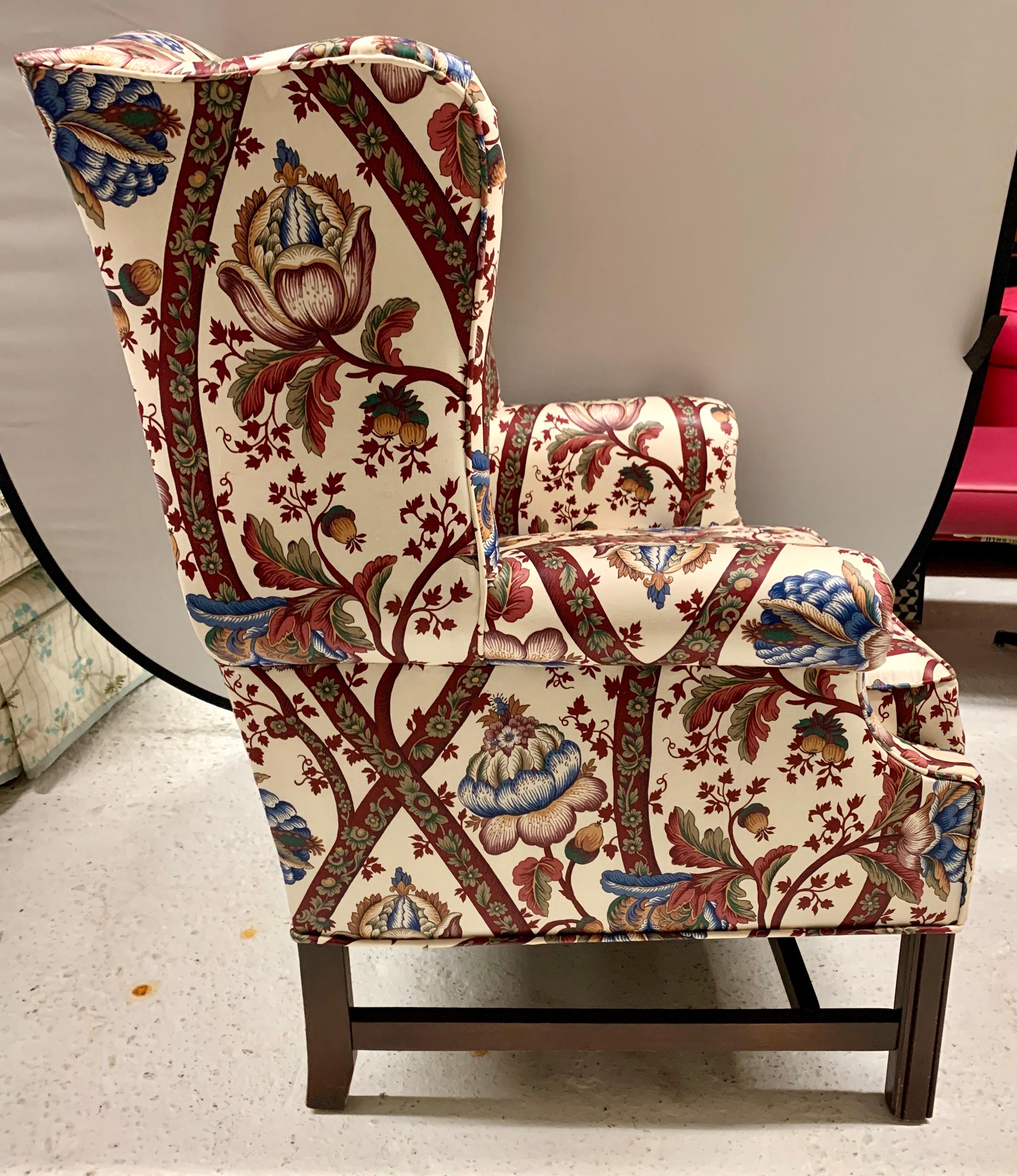 custom wingback chair