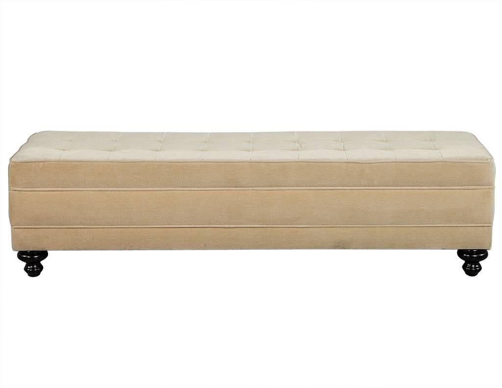 Modern Custom Upholstered Long Bench