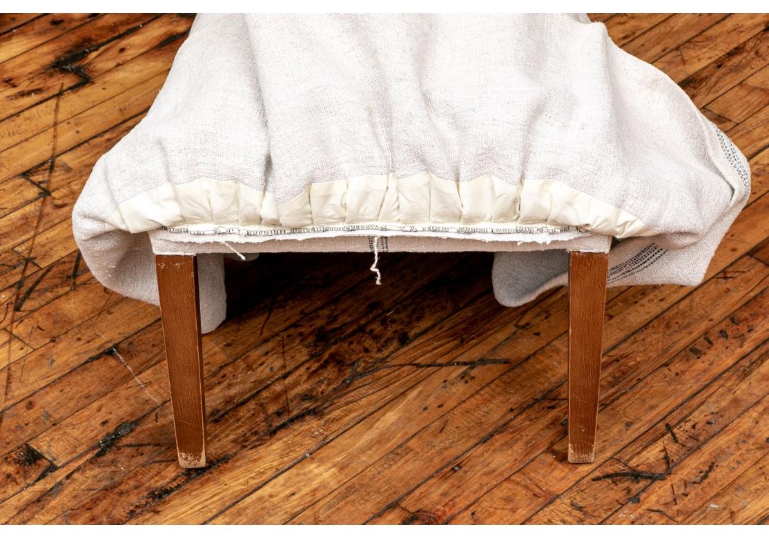 20th Century Custom Upholstered Slipper Chair