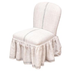 Custom Upholstered Slipper Chair