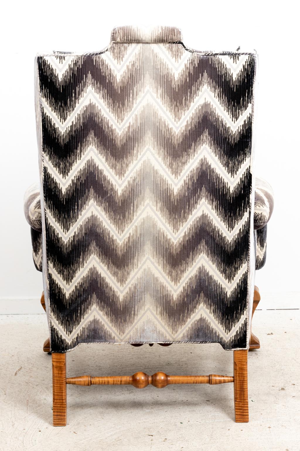 Upholstery Custom Upholstered Wing Back Armchair