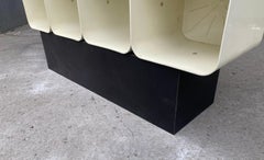 Custom U.T.Kartell Modular Storage / cubbies / bookcase. 70's Plastic Space age