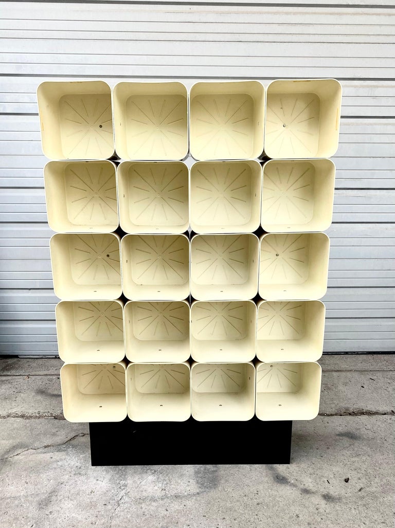 Custom U.T.Kartell Modular Storage / cubbies / bookcase. 70's