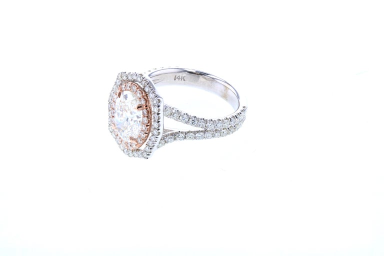 Custom Vintage Inspired Oval Diamond Engagement Ring GIA Certified lebow-vintage-inspired-oval-diamond-engagement-ring-in-rose-gold-ken