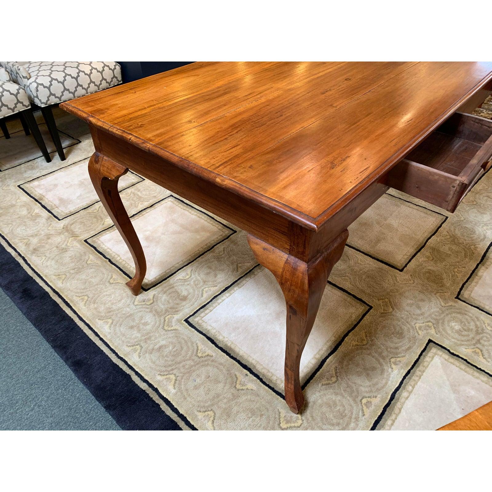 Custom Vintage Refectory and Dining Table by Bramble Company For Sale 5
