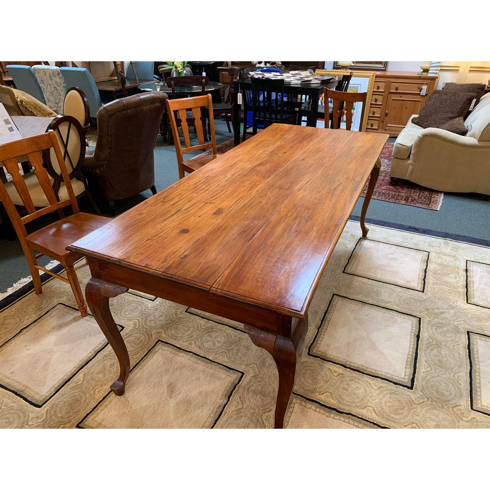 Other Custom Vintage Refectory and Dining Table by Bramble Company For Sale