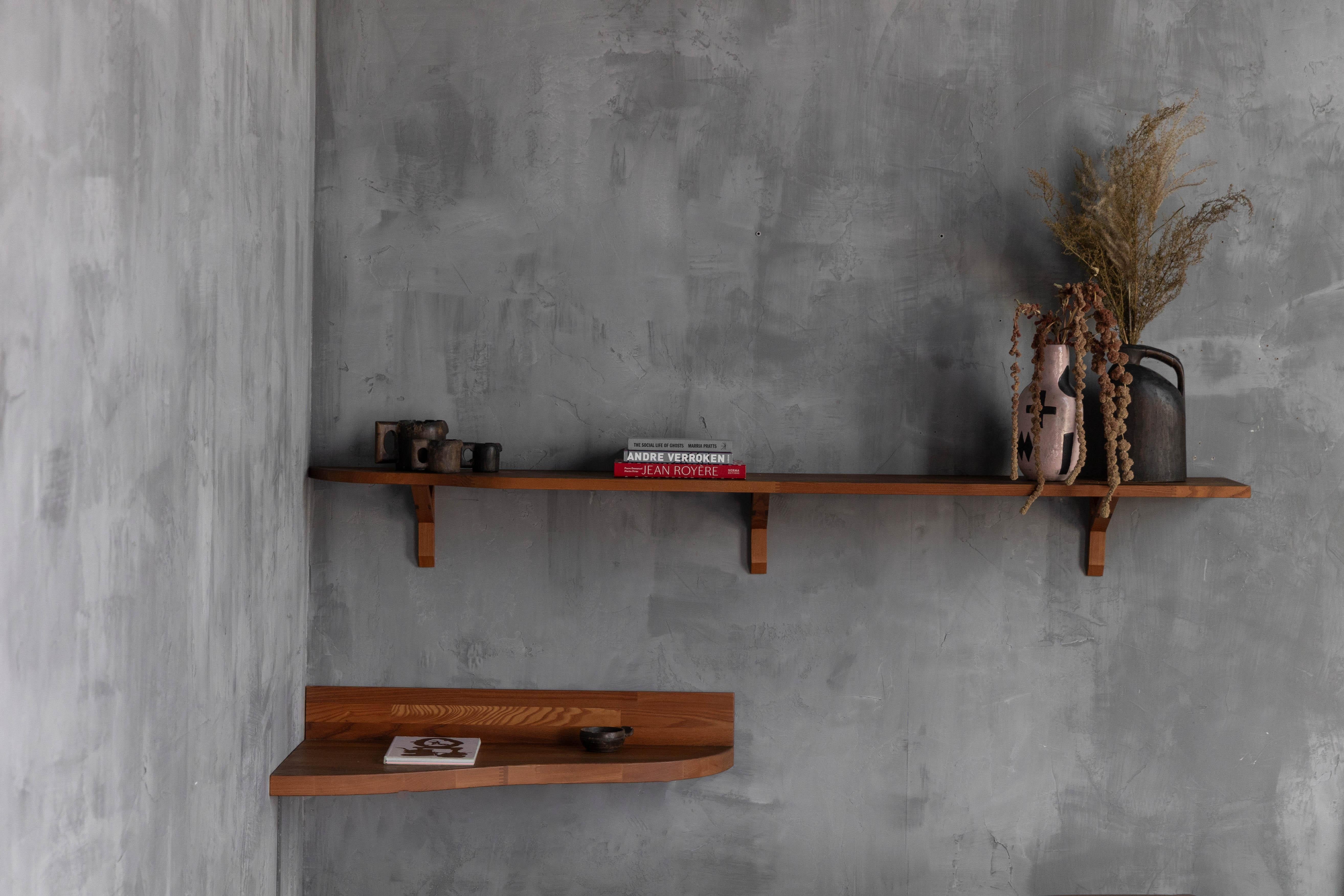 Custom Wall Console by Pierre Chapo, France, 1970s For Sale 1