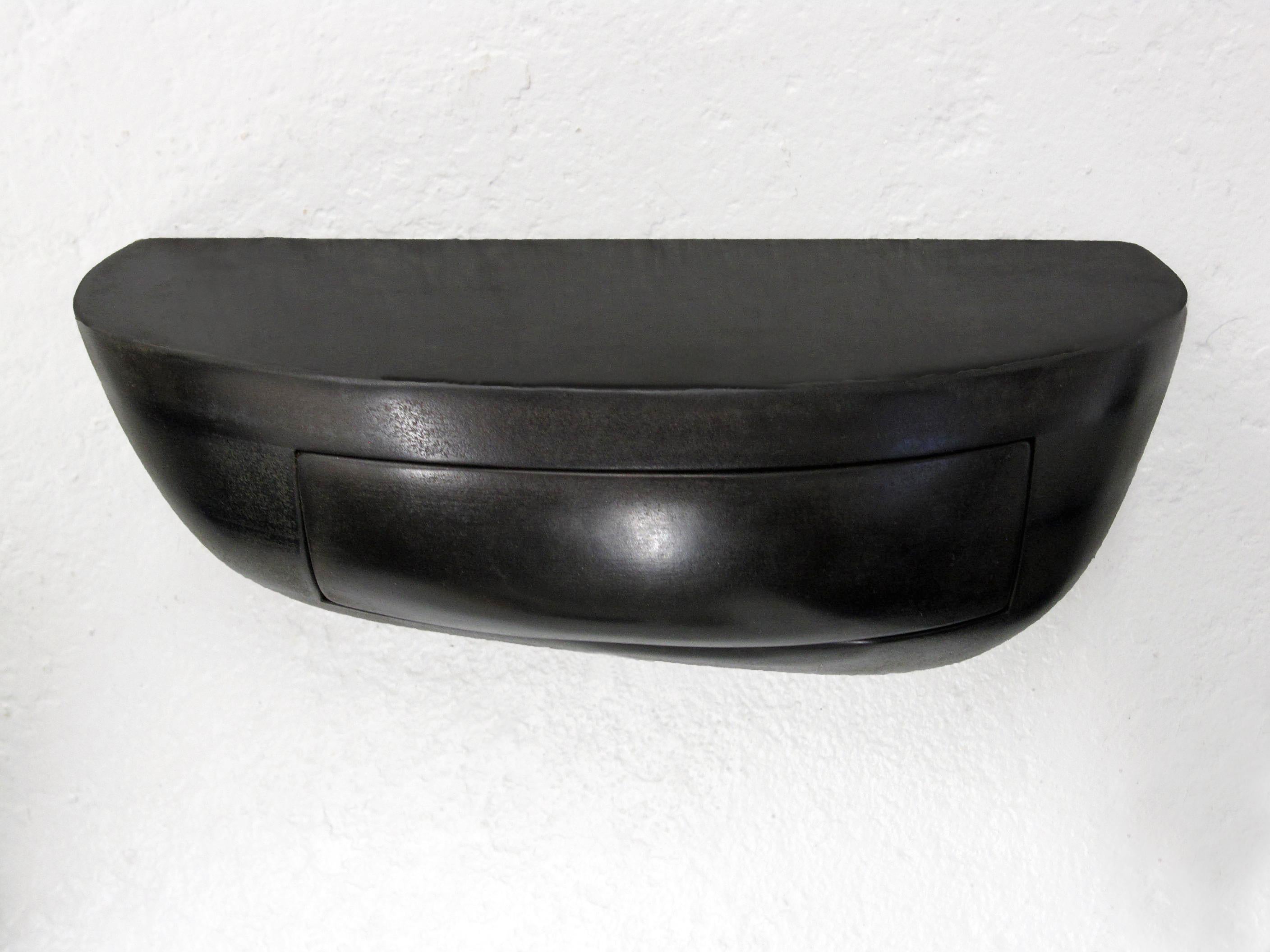 Individuelle Wandkonsole aus Massivholz  von Jacques Jarrige (Gebleicht) im Angebot